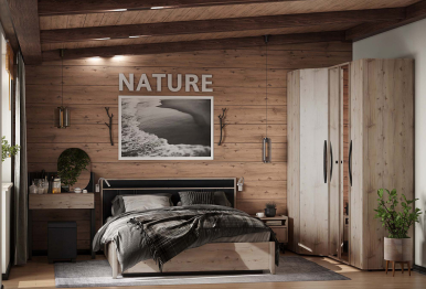 Модульная система Nature (модуль 156) Шкаф для одежды угловой