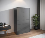 Комод 6 ящиков Сапфир