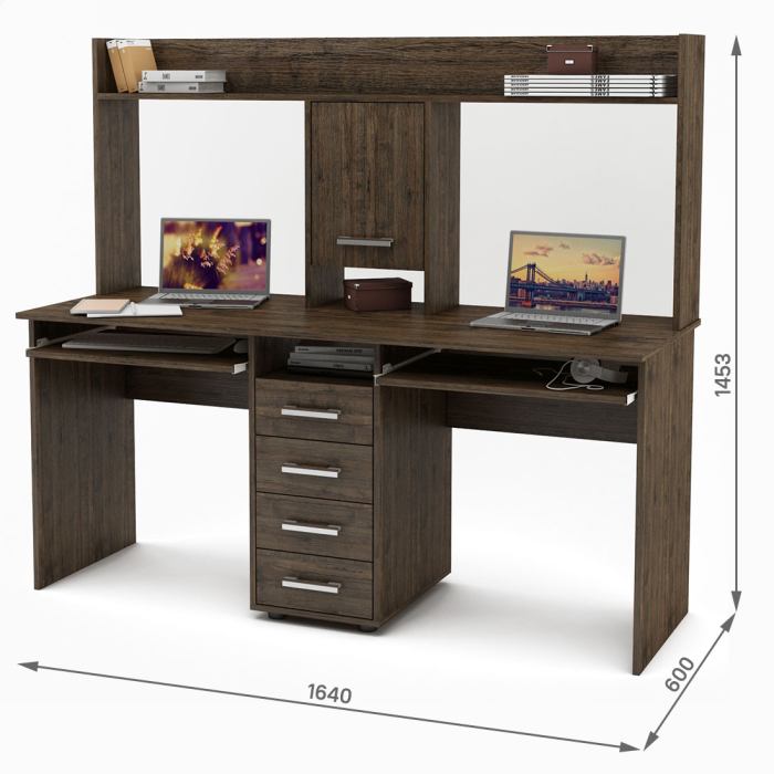 Прямые, Письменный стол Остин-16К