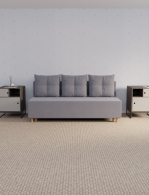 Диваны еврокнижки, Прямой диван Сияние,еврокнижка,велюр