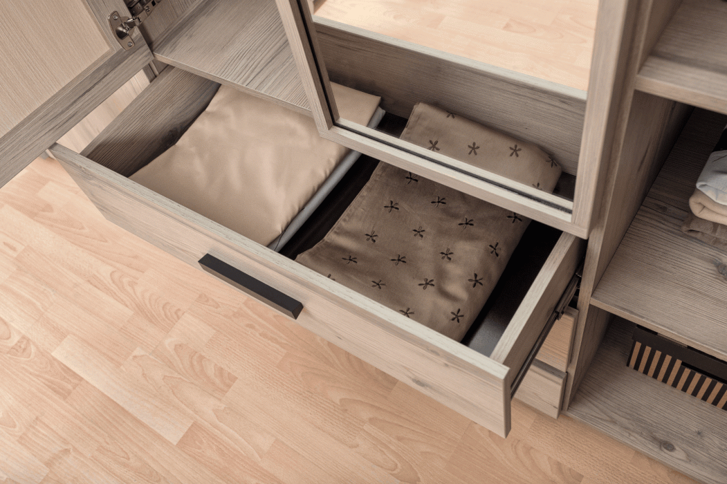 Шкафы распашные, Модульная система Nature (модуль 555) Шкаф для одежды и белья