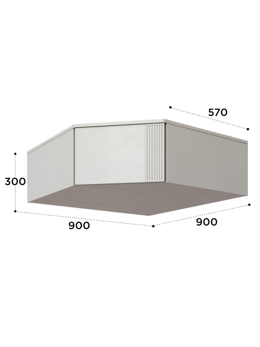Настенные полки, Антресоль Эмилия ЭЛ-55