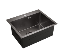 Кухонные мойки, Мойка универсального монтажа EMB-115 PVD Nano