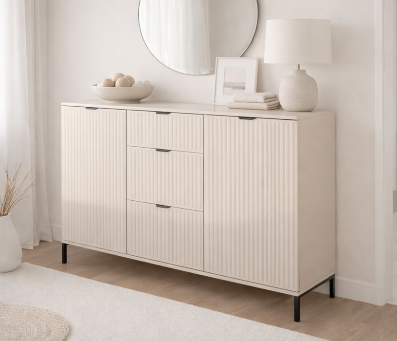 Комоды, Комод Турин СБ-3571 Кашемир серый/МДФ Кашемир