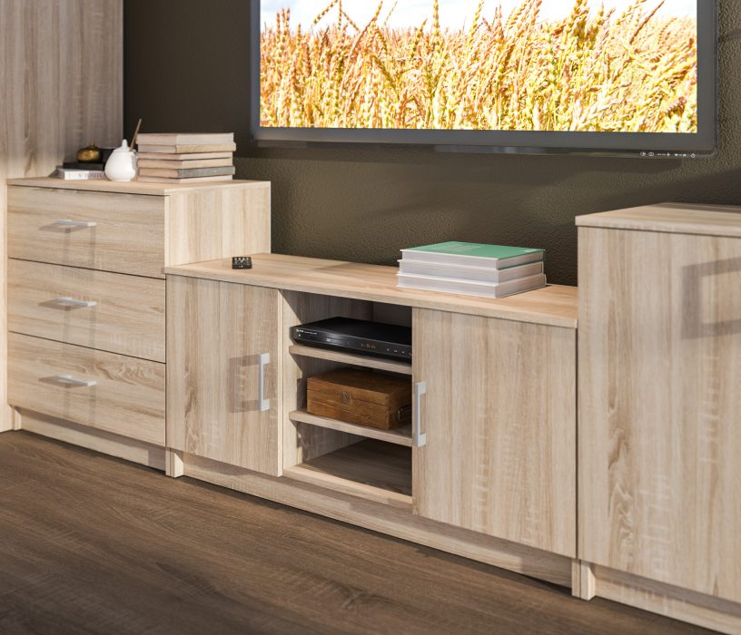 ТВ-тумбы, Тумба ТВ Терра (Лофт) СБ-2959 Сонома