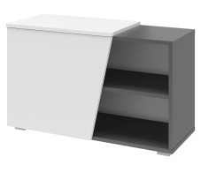 Тумбы, Тумба для обуви ( 80х49,6х33,3 ) Одри 458.02