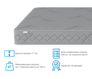 Столлайн / Матрас Фиеста 1200х1900