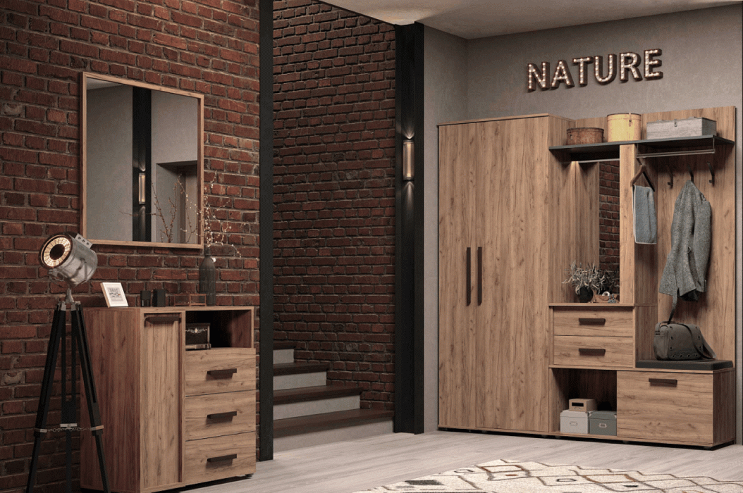 Зеркала в спальню, Модульная система Nature (модуль 59) Зеркало навесное