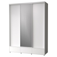 Шкафы-купе 3-х дверные, Шкаф-купе 3-дв  MOD 1800 зеркало/лдсп  (в2390*ш1800*г620)