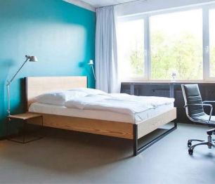 Кровать в стиле лофт Ардено 0.9