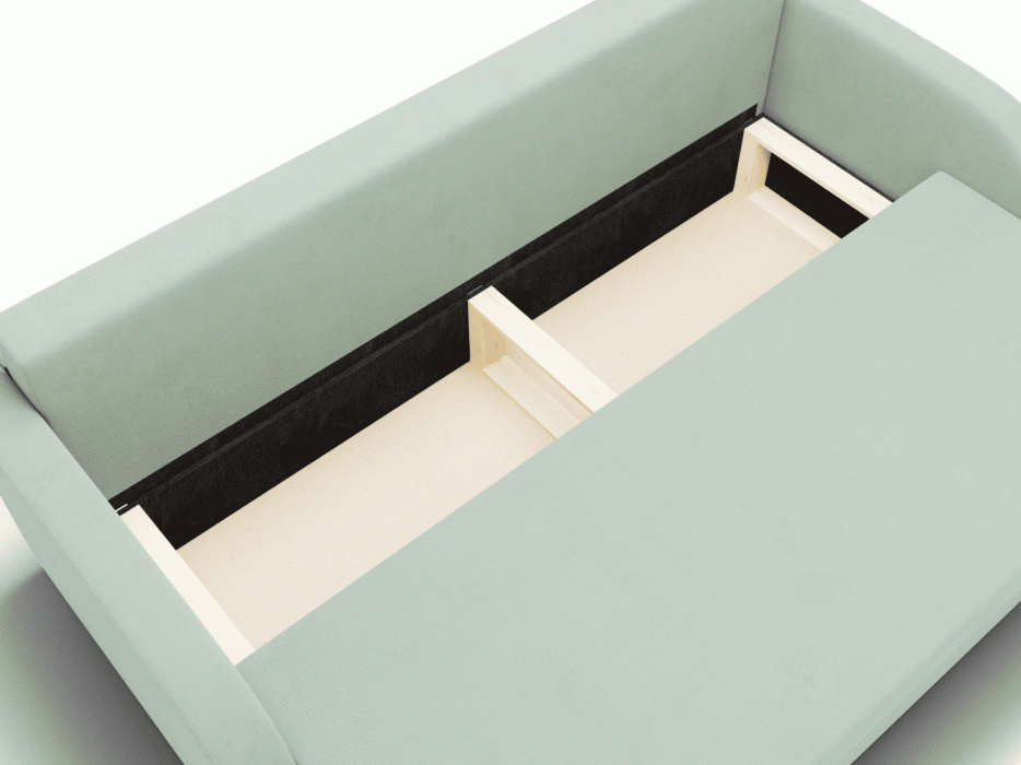 Диваны еврокнижки, Прямой диван Оазис,еврокнижка,велюр