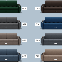 Прямой диван Дубай-1 ППУ, велюр