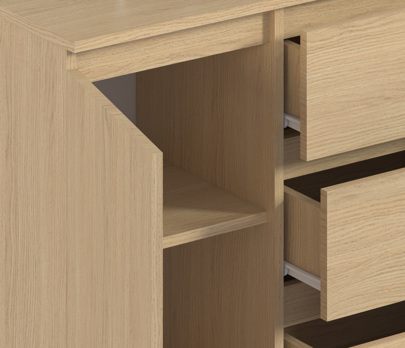 Комоды, Комод Леон СБ-3290 Дуб Винченца