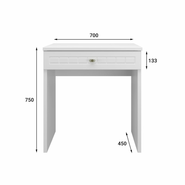 Туалетные столики, Туалетный столик Монблан МБ-72К