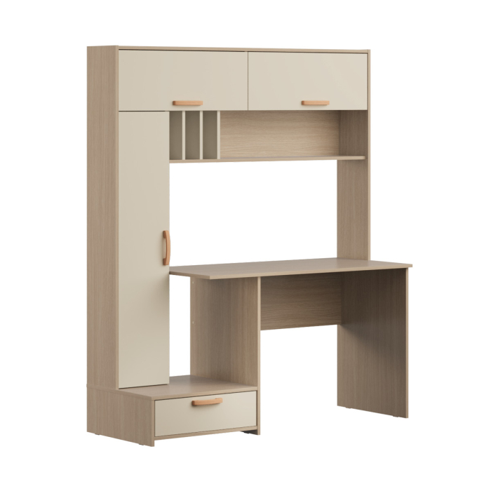 Прямые компьютерные столы, Стол письменный Лайт 03.243 Н, плэйн, сатин