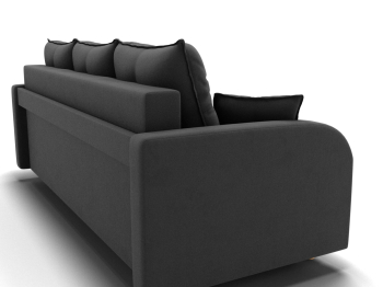 Прямой диван Генри,еврокнижка,велюр