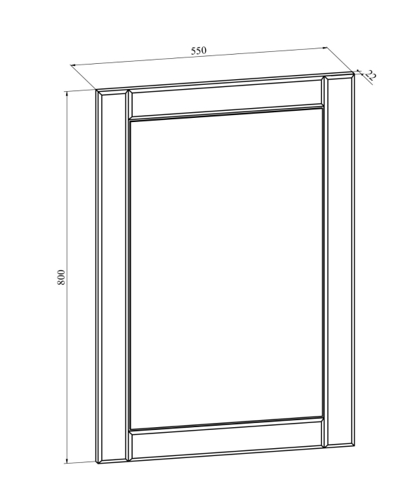 Зеркала в спальню, Зеркало Изабель ИЗ-90