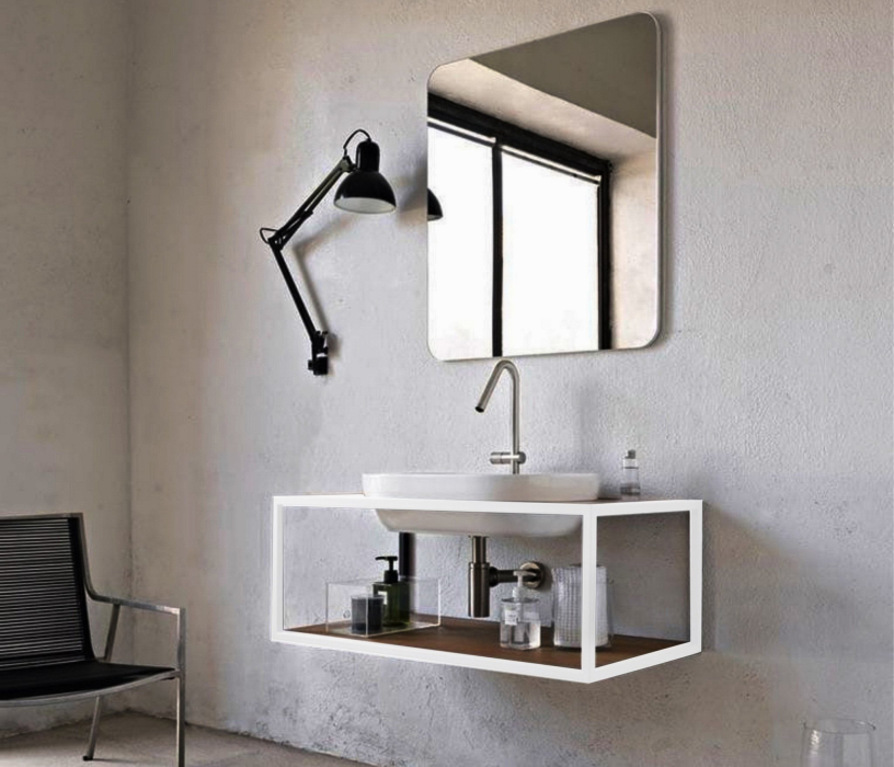 Тумбы без раковины, Полка под раковину Бруклин