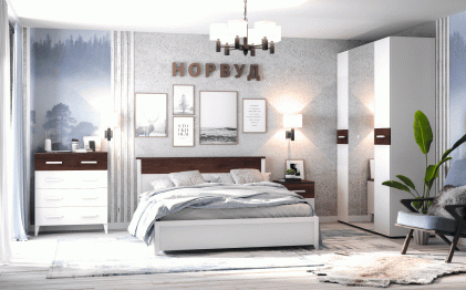 Норвуд 32 Кровать 1600*2000 с п/мех