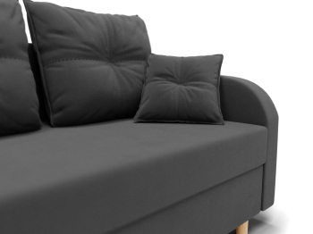 Прямой диван Генри,еврокнижка,велюр