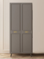 Шкафы распашные, Шкаф в спальню 2х дверный Валенсия (золото)