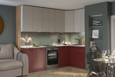 Кухня угловая Ревилья  03  2500/1400 без столешницы