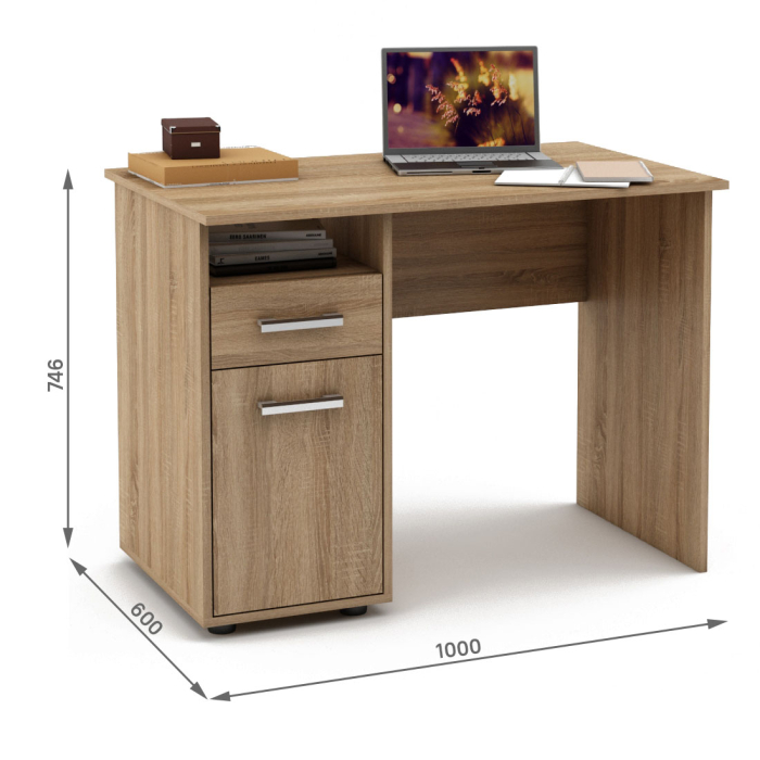 Прямые, Письменный стол Остин-2