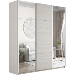 Шкаф-купе Прайм 3-х дверный Зеркала/ДСП/Доводчики 210х57х230