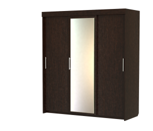 Шкаф-купе шк-20 3-х дверный с зеркалом