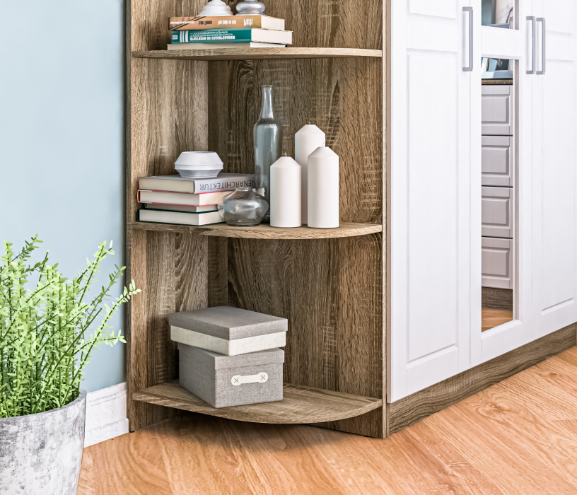 Открытые, Стеллаж торцевой Илона (Прованс) СБ-2668