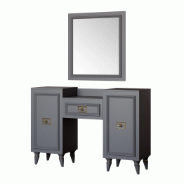 Туалетный столик Валенсия (1335х420х900) (золото)