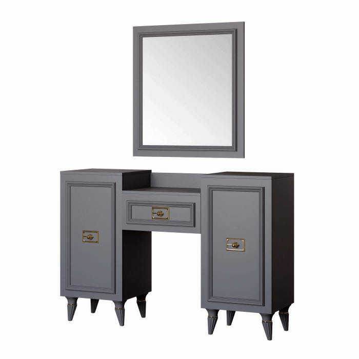 Туалетные столики, Туалетный столик Валенсия (1335х420х900) (золото)