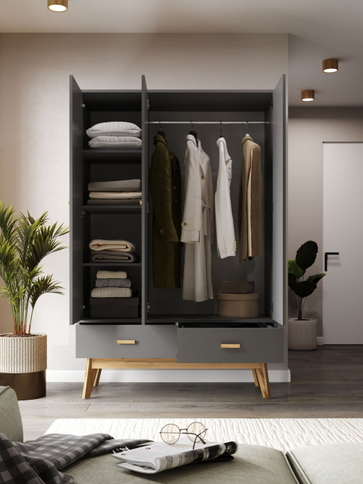 Шкафы распашные, Шкаф Радиорама 2123 1850х1190х500 мм