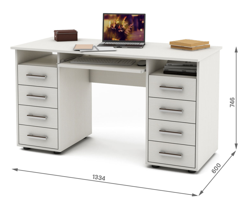 Прямые, Письменный стол Остин-6К