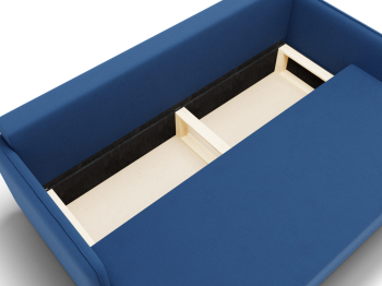 Прямой диван Лотос,еврокнижка,велюр