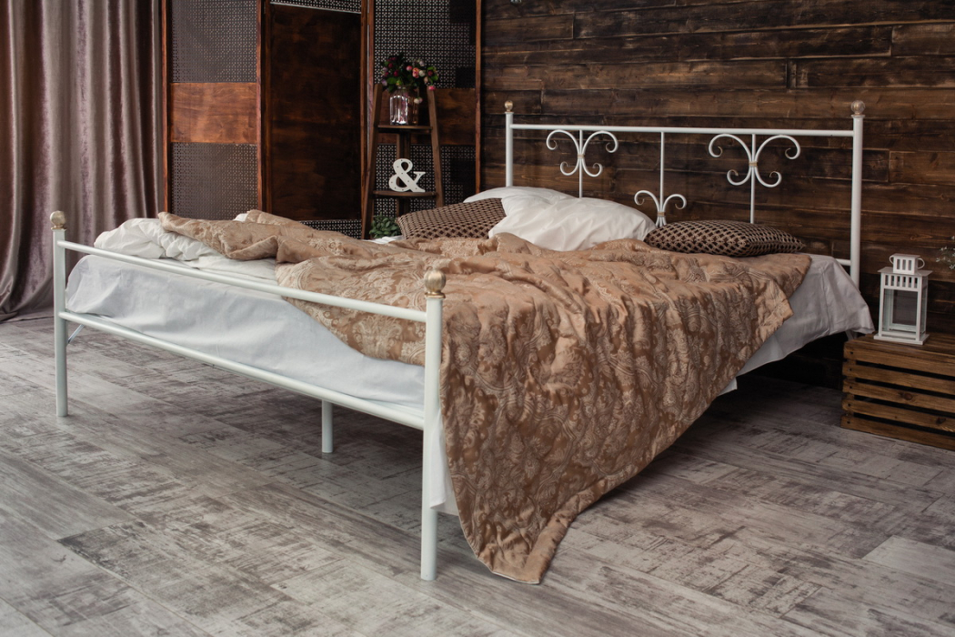 Кованые кровати, Кованая кровать Симона 1.4 с одной спинкой