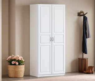 Шкаф двухдверный Макс 1000 мм, вариант №1 (ЛДСП/МДФ)