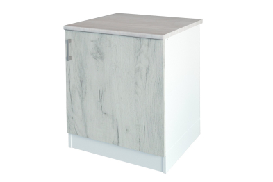 Кухня Адель 1800 дуб крафт белый